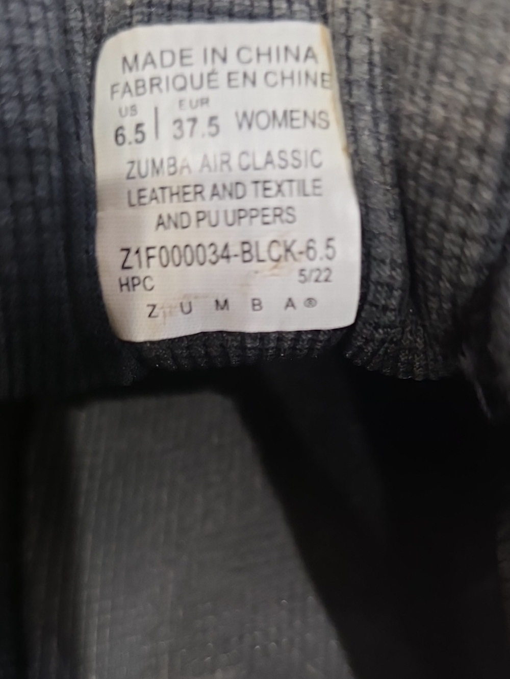 Zumba Fitness Black Women's Athletic Shoes - Picture 5 of 5